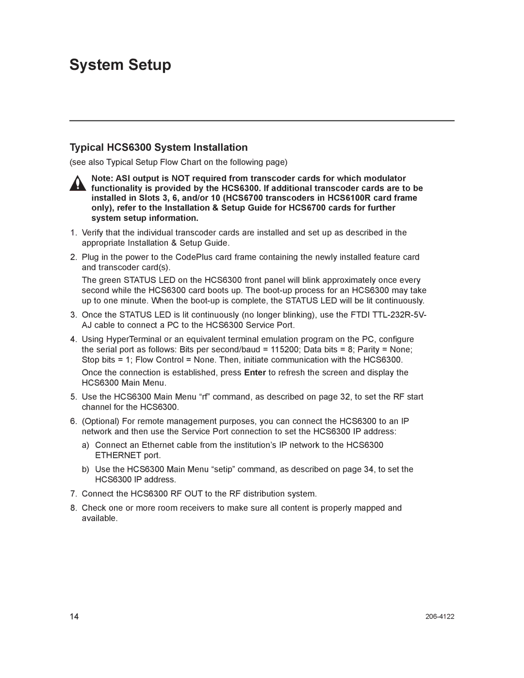 LG Electronics setup guide System Setup, Typical HCS6300 System Installation 