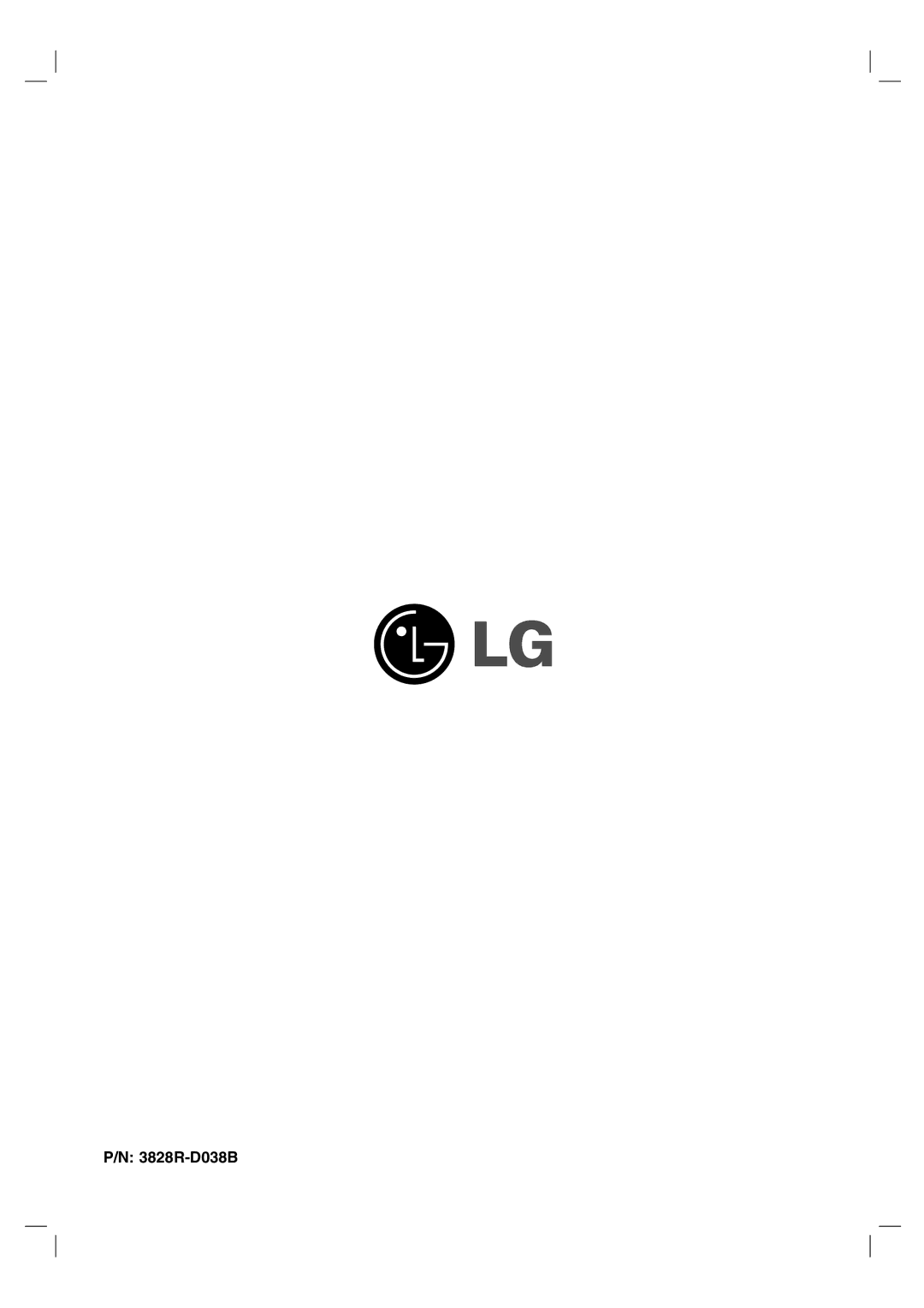 LG Electronics HTW316 owner manual 3828R-D038B 