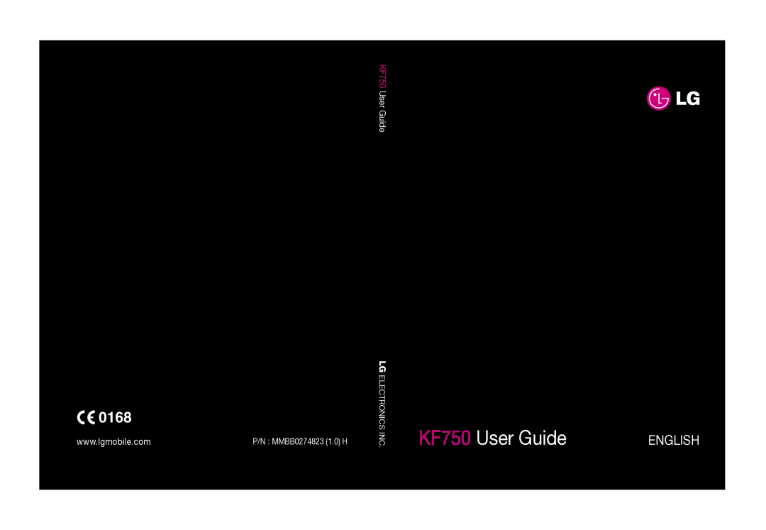 LG Electronics manual KF750 User Guide 