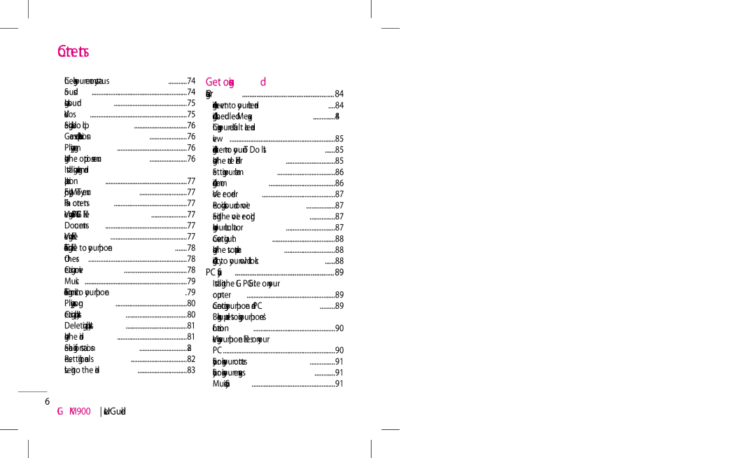 LG Electronics KM900 manual Installing a Java game 