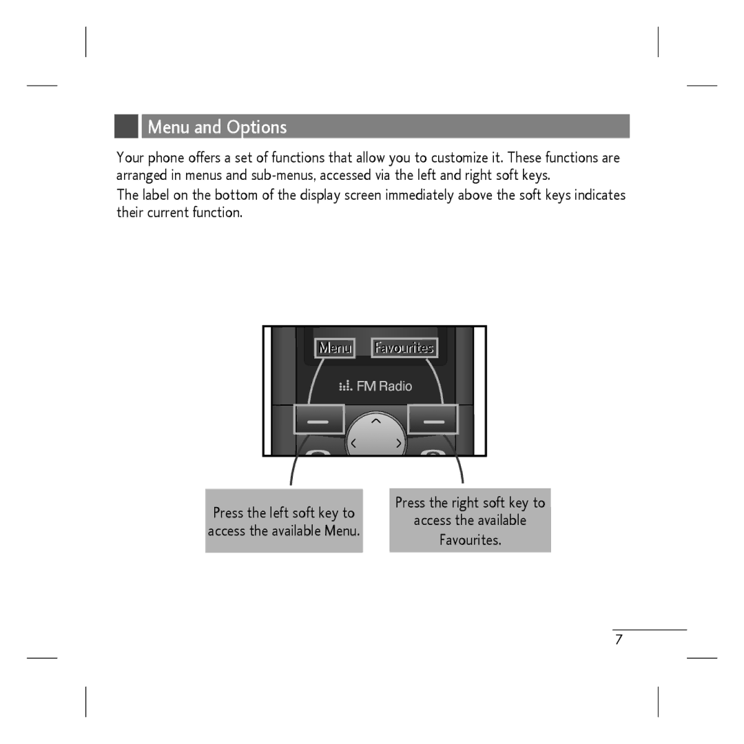 LG Electronics KP106b, MMBB0296801 manual Menu and Options 