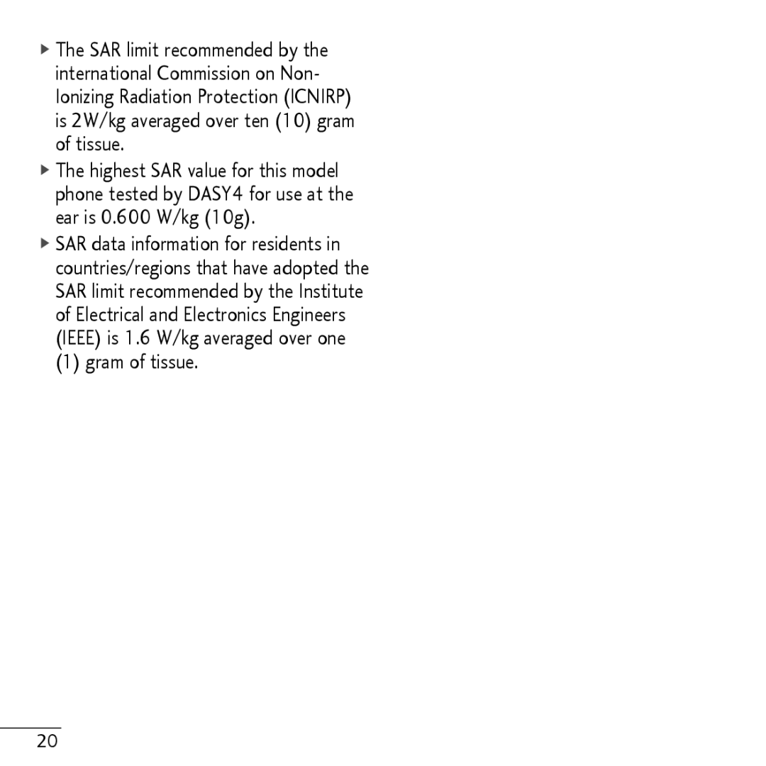 LG Electronics MMBB0, KP107B manual Gram of tissue 