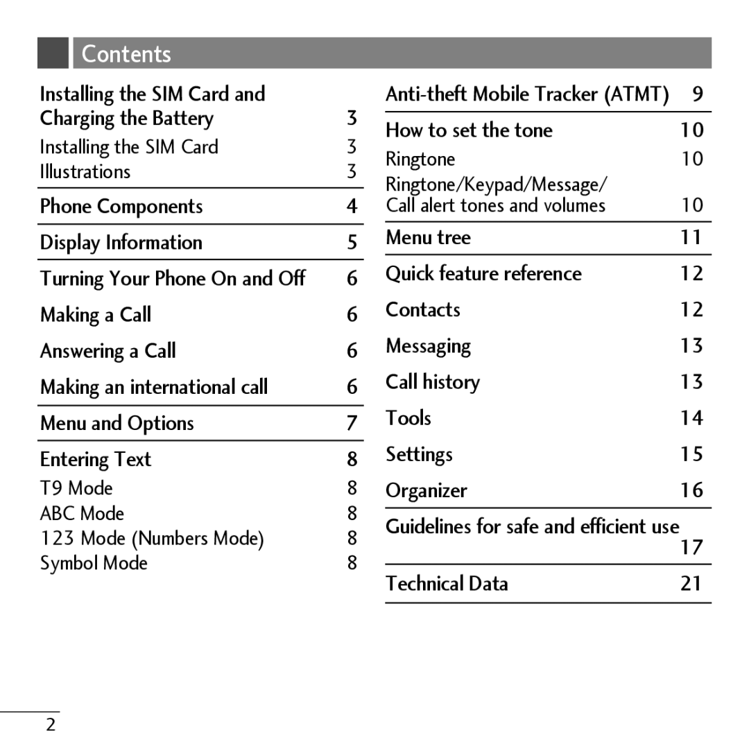 LG Electronics MMBB0, KP107B manual Contents 