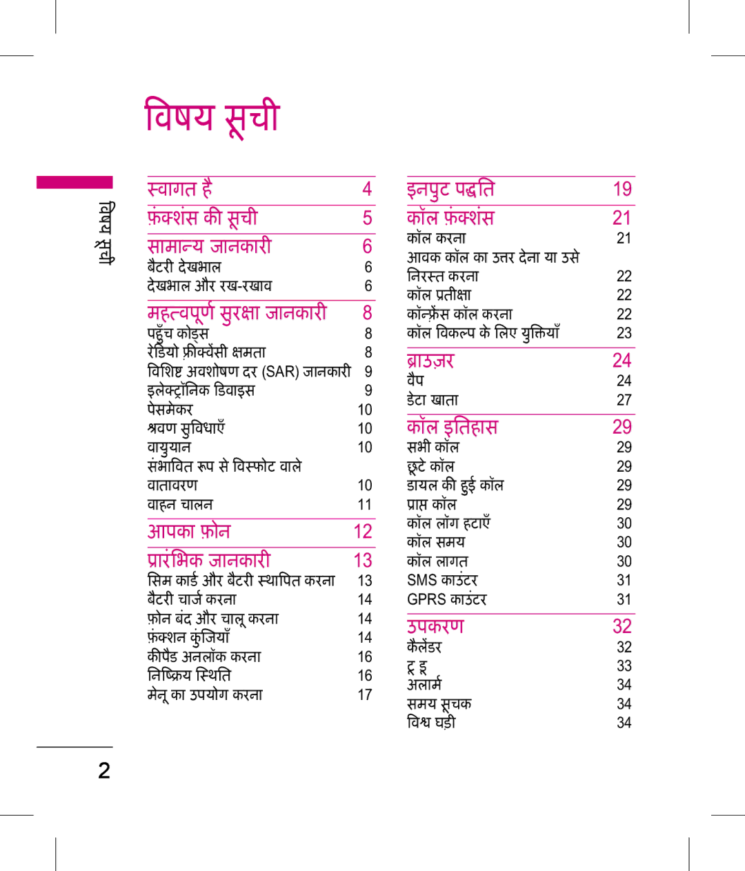 LG Electronics KP199 manual वषय सू ची 