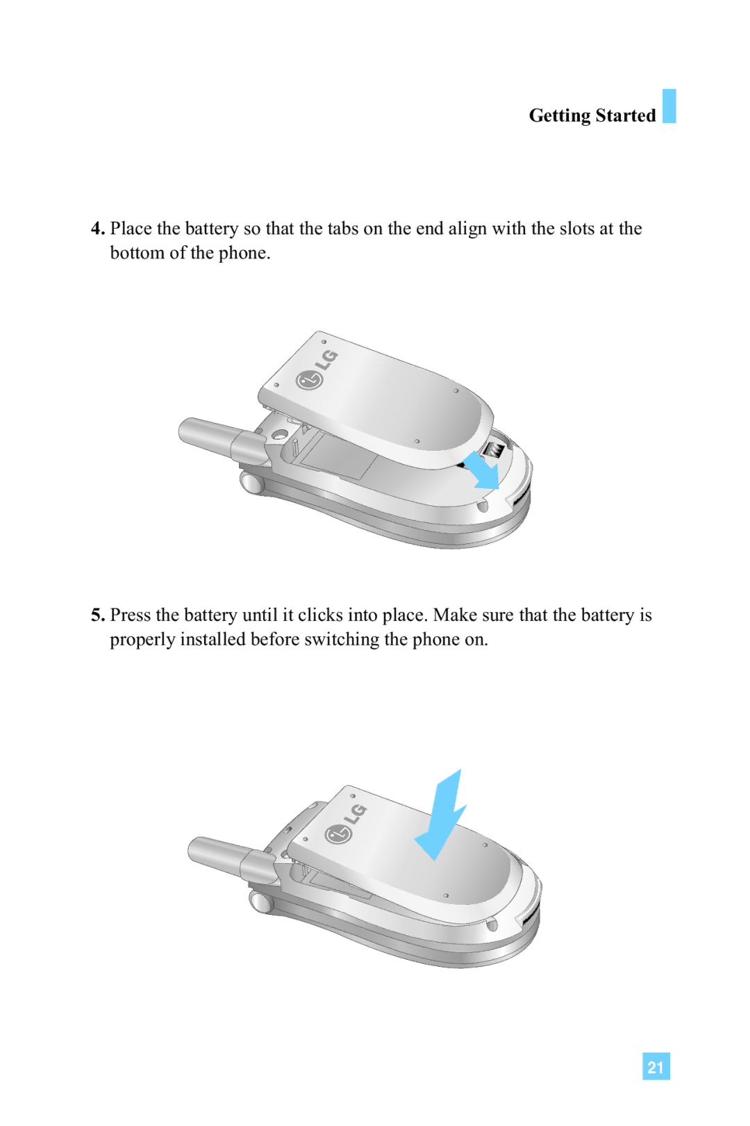 LG Electronics L1150 manual Getting Started 