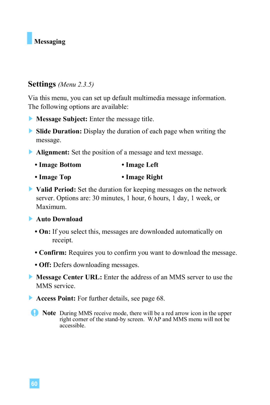 LG Electronics L1150 manual Image Bottom, Image Top, Auto Download 