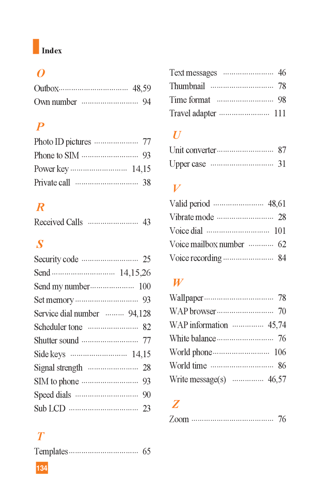 LG Electronics L1400 manual 134 