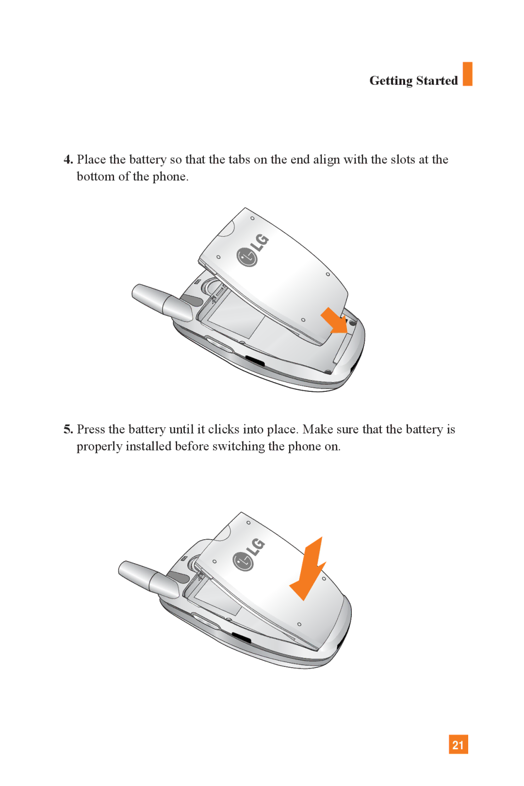 LG Electronics L1400 manual Getting Started 