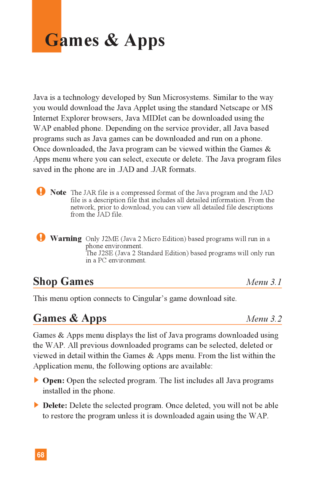 LG Electronics L1400 manual Games & Apps, Shop Games 