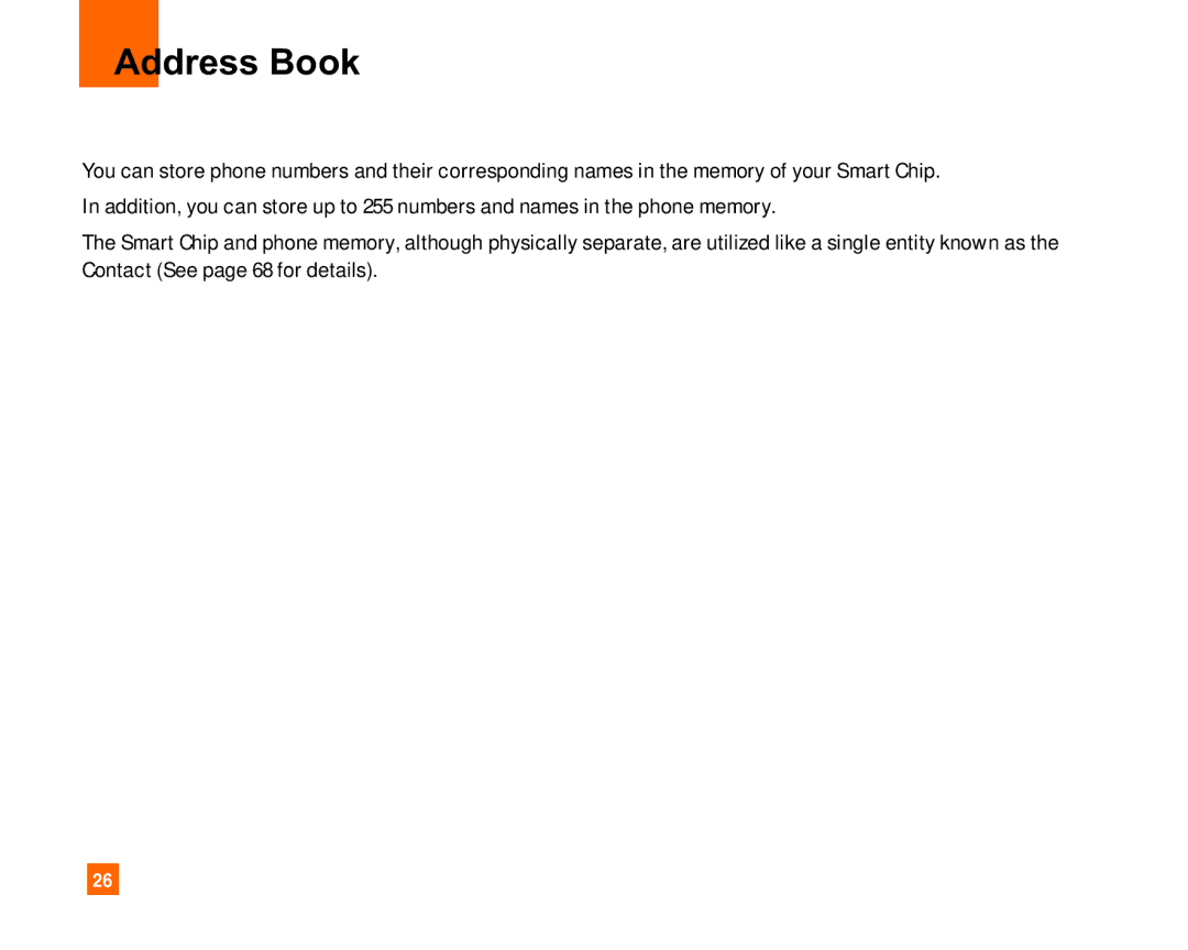 LG Electronics L1400i manual Address Book 