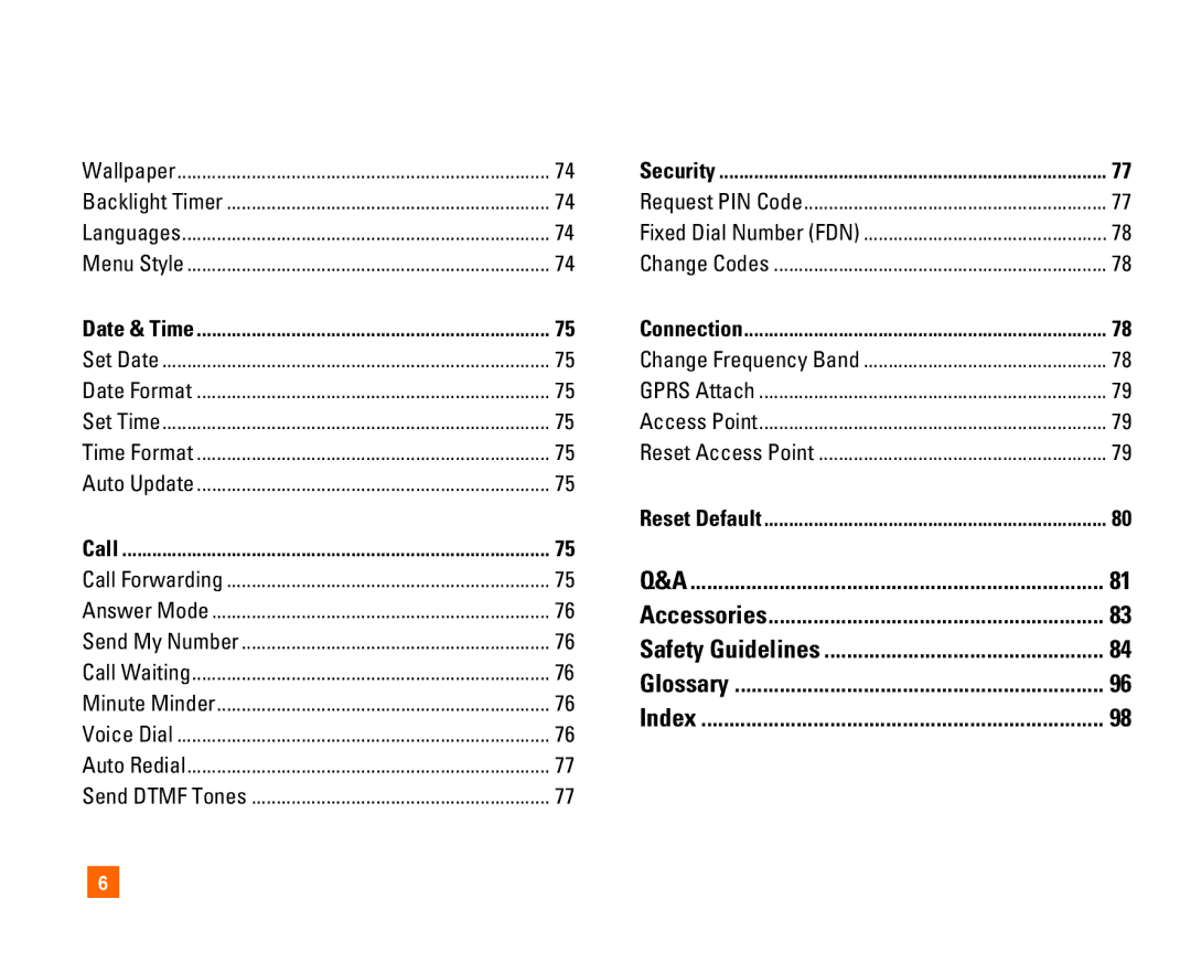 LG Electronics L1400i manual Date & Time 