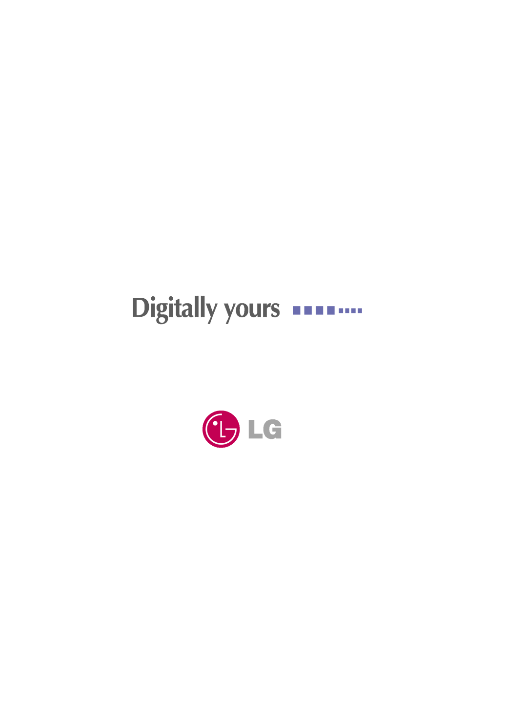 LG Electronics L1760TG, L1760TR, L1760TQ, L1960TR, L1960TQ, L1960TG, L1960TC manual Digitally yours 