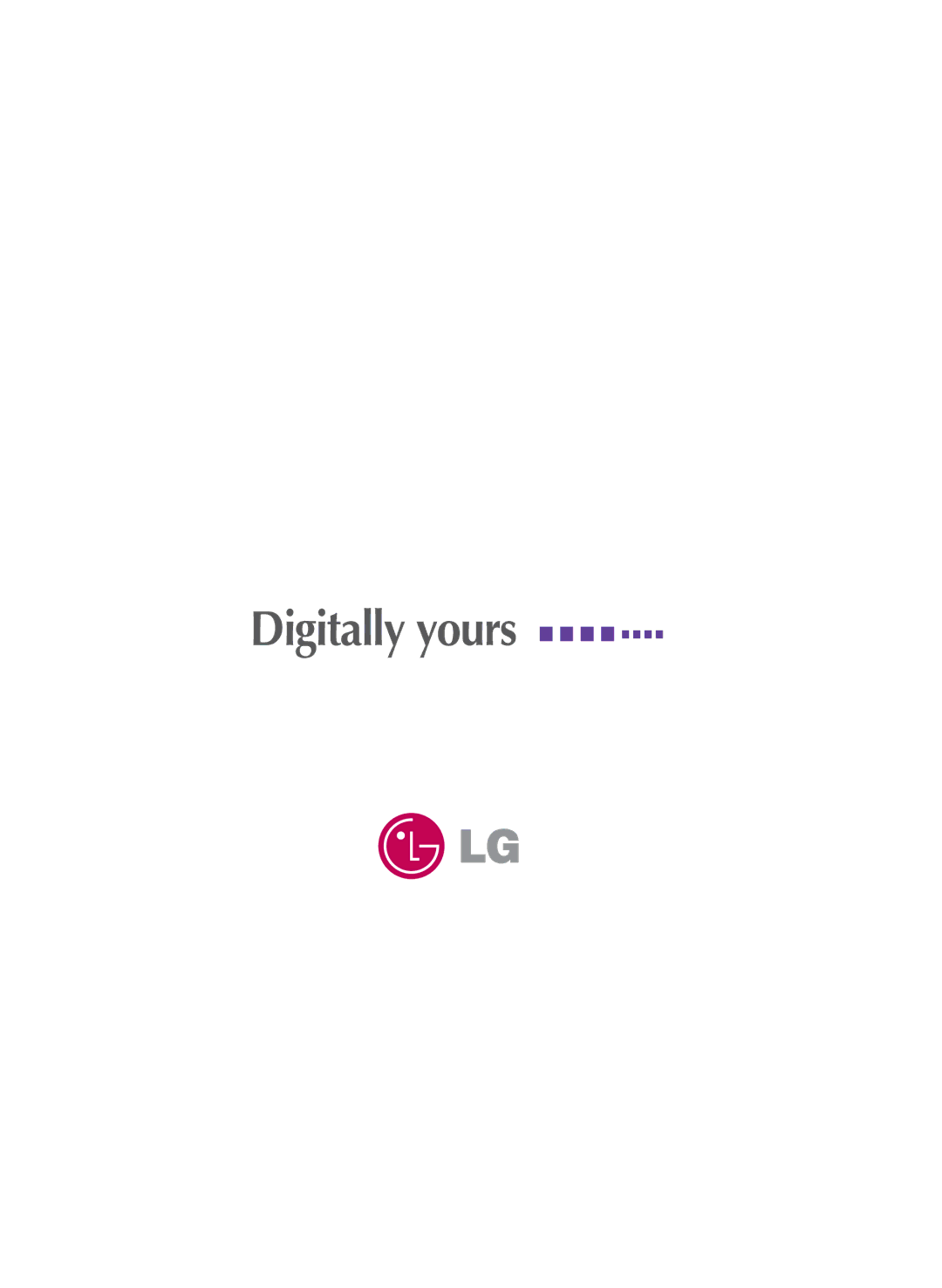 LG Electronics L1900E, L1900R, L1900J manual Digitally yours 