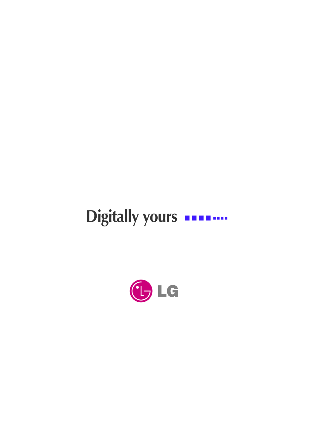 LG Electronics L1900E, L1900R, L1900J manual Digitally yours 