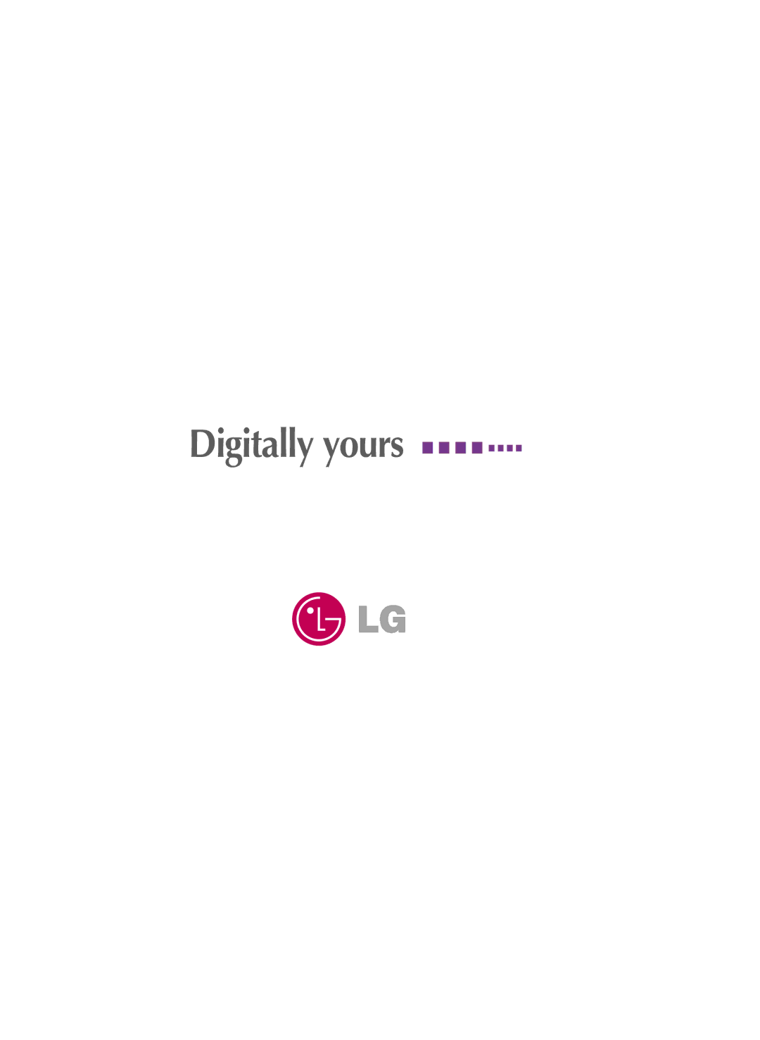 LG Electronics L192WS manual Digitally yours 