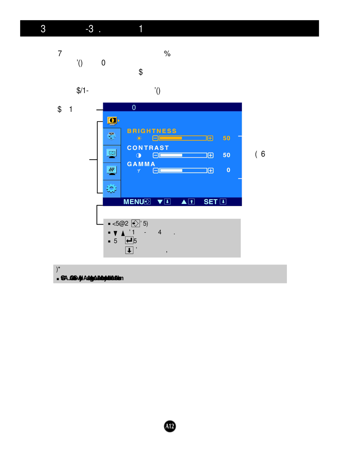 LG Electronics L1753TX, L1953TR, L1953TX, L1753TR, L1933TR, L1733TR manual Sub-menus 