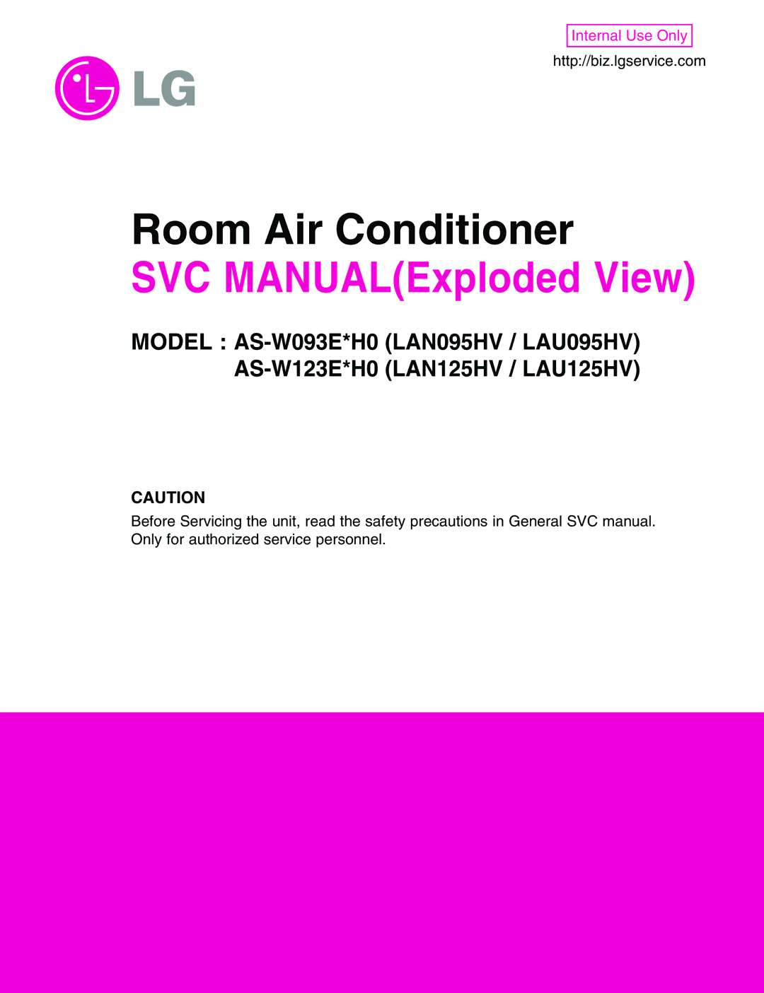 LG Electronics LA125HV manual SVC MANUALExploded View 