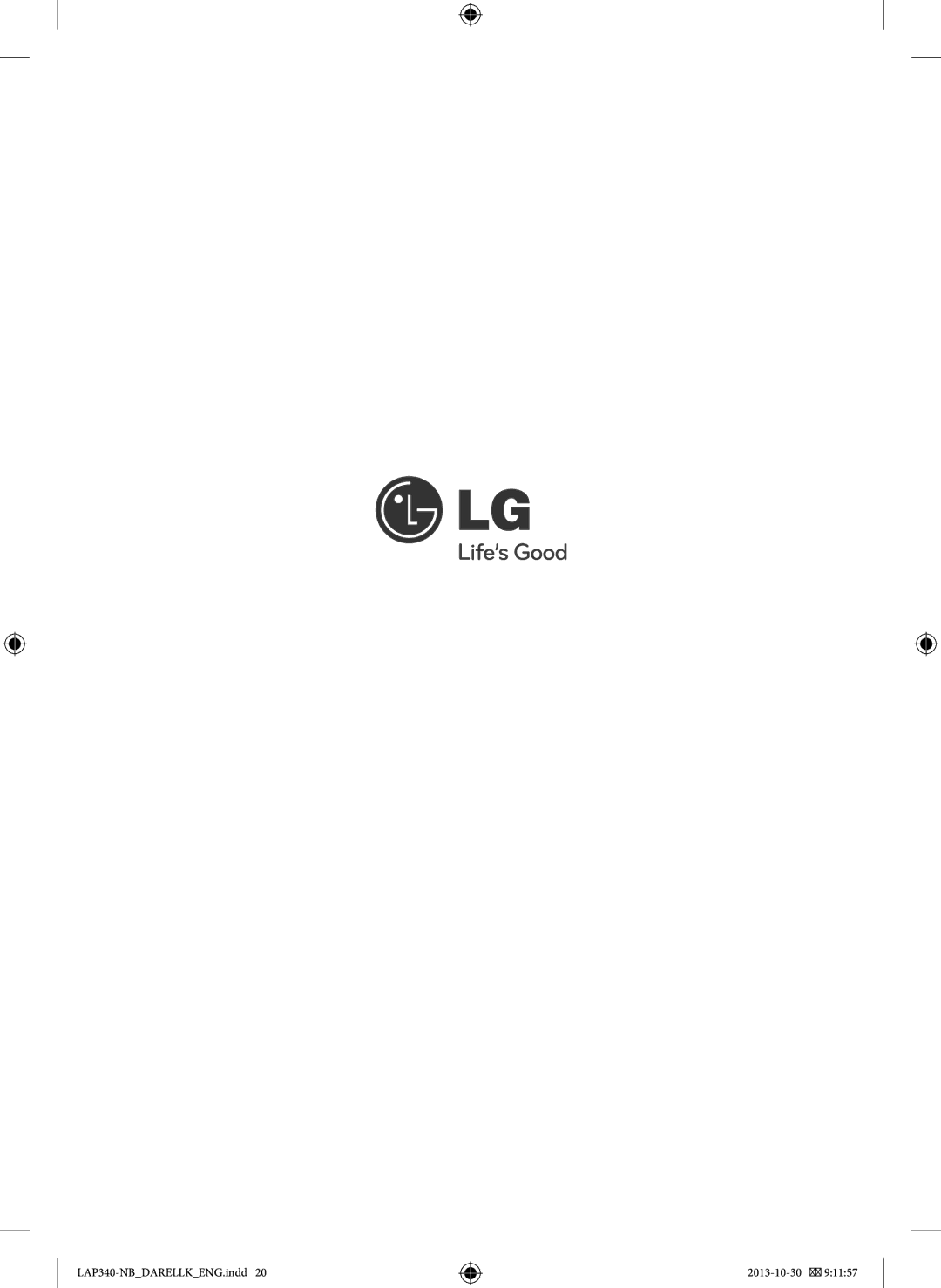 LG Electronics owner manual LAP340-NBDARELLKENG.indd 2013-10-30 