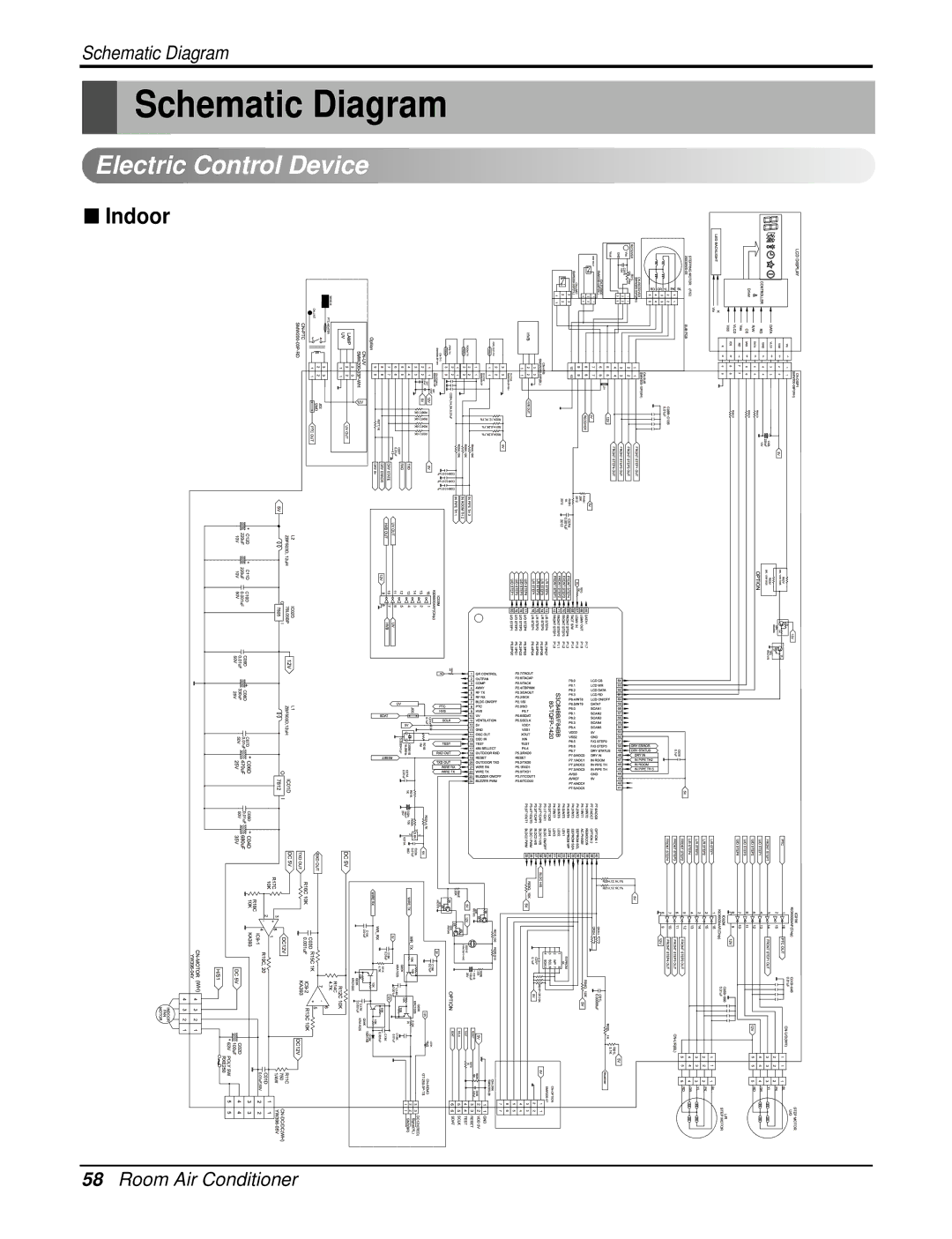 LG Electronics LA121HPMI, LAU121CNM, LAN121CNM service manual Schematic Diagram, Electric Control Device 