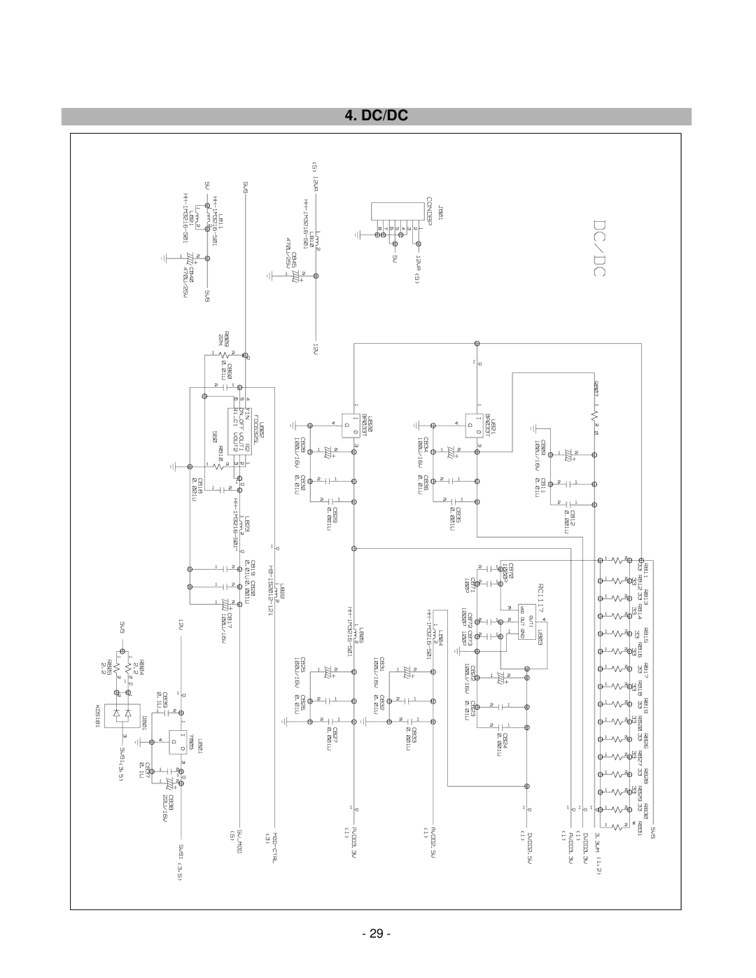 LG Electronics LCD 782LS service manual Dc/Dc 