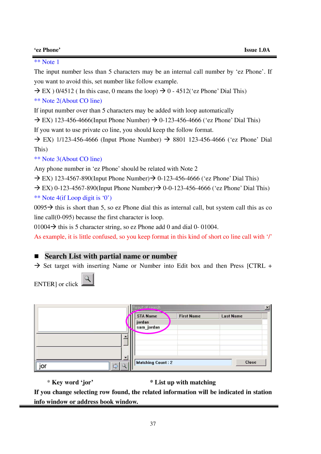 LG Electronics LDK manual „ Search List with partial name or number 