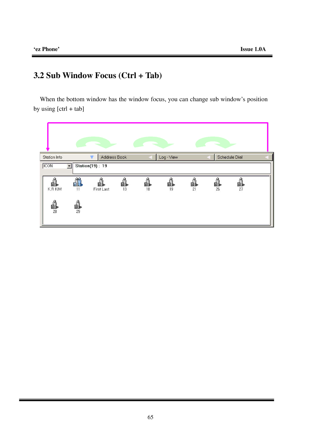 LG Electronics LDK manual Sub Window Focus Ctrl + Tab 