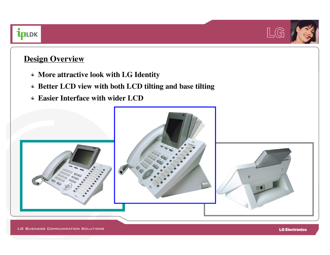 LG Electronics LDP-7000 manual Design Overview 