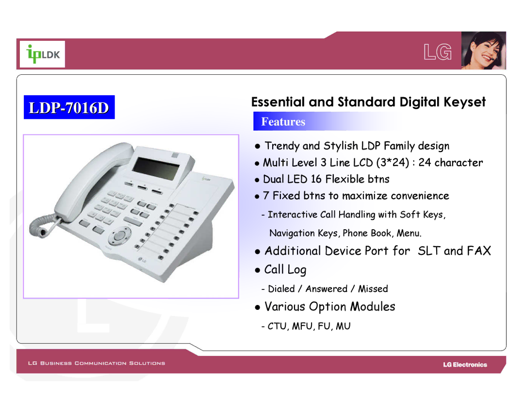 LG Electronics LDP-7000 manual LDP-7016D 