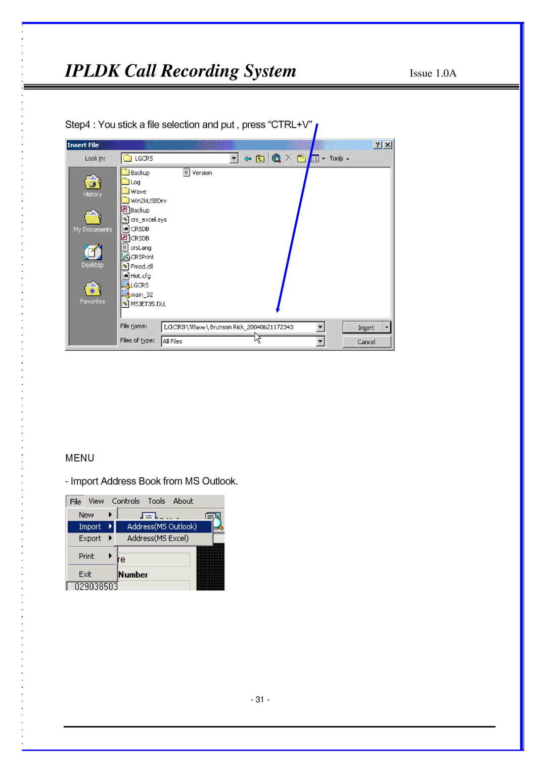 LG Electronics LDP-7024LD, LDP-7024D, IPLDK CRS manual Menu 