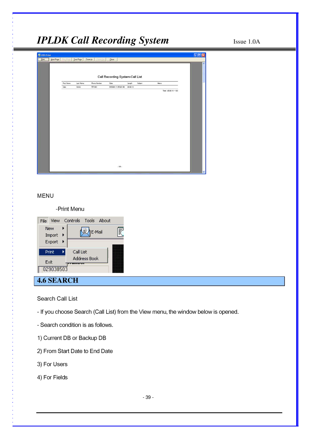 LG Electronics LDP-7024D, LDP-7024LD, IPLDK CRS manual Search 