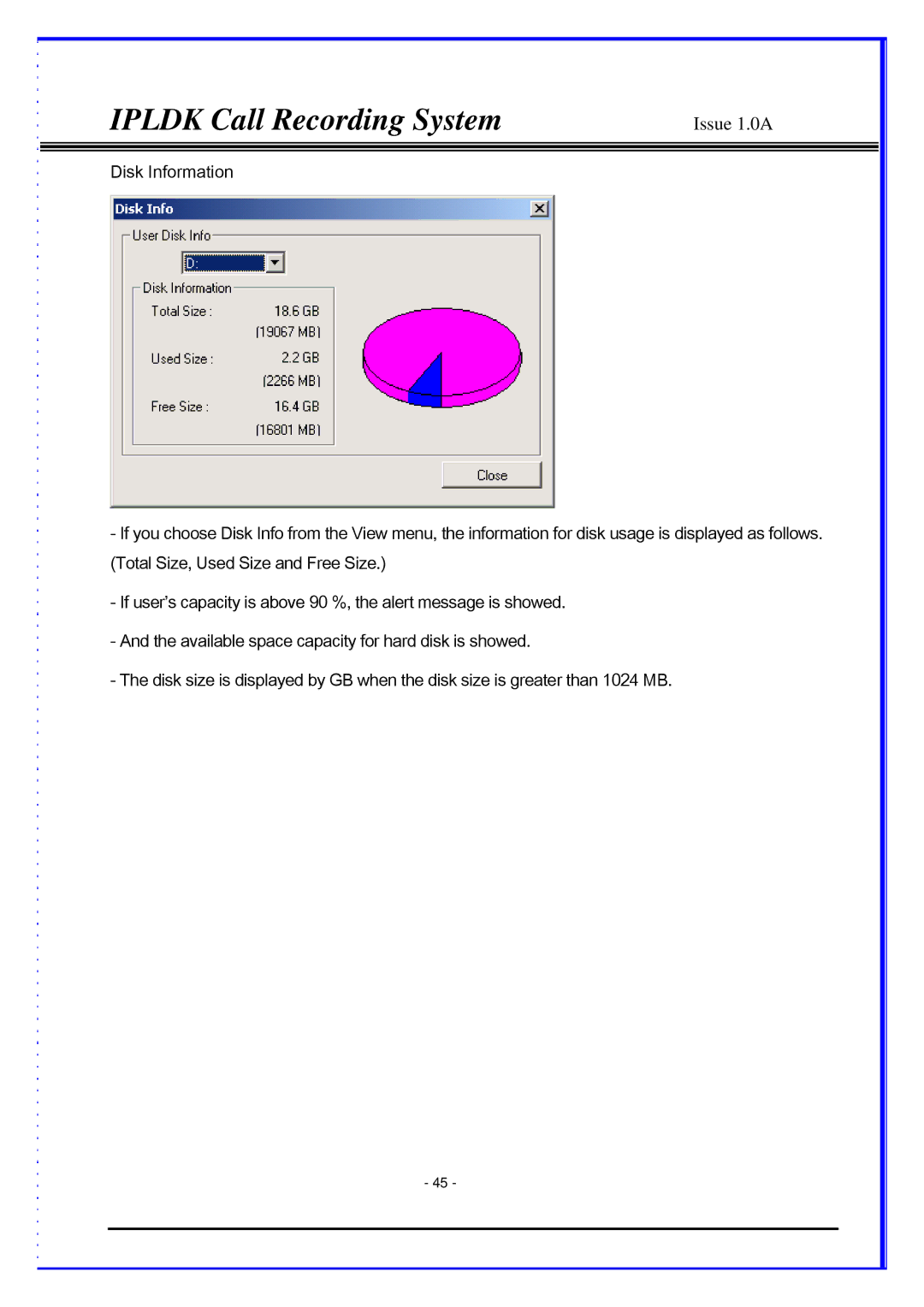 LG Electronics LDP-7024D, LDP-7024LD, IPLDK CRS manual Ipldk Call Recording System 