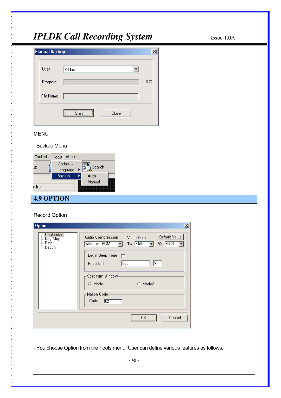 LG Electronics LDP-7024D, LDP-7024LD, IPLDK CRS manual Option 