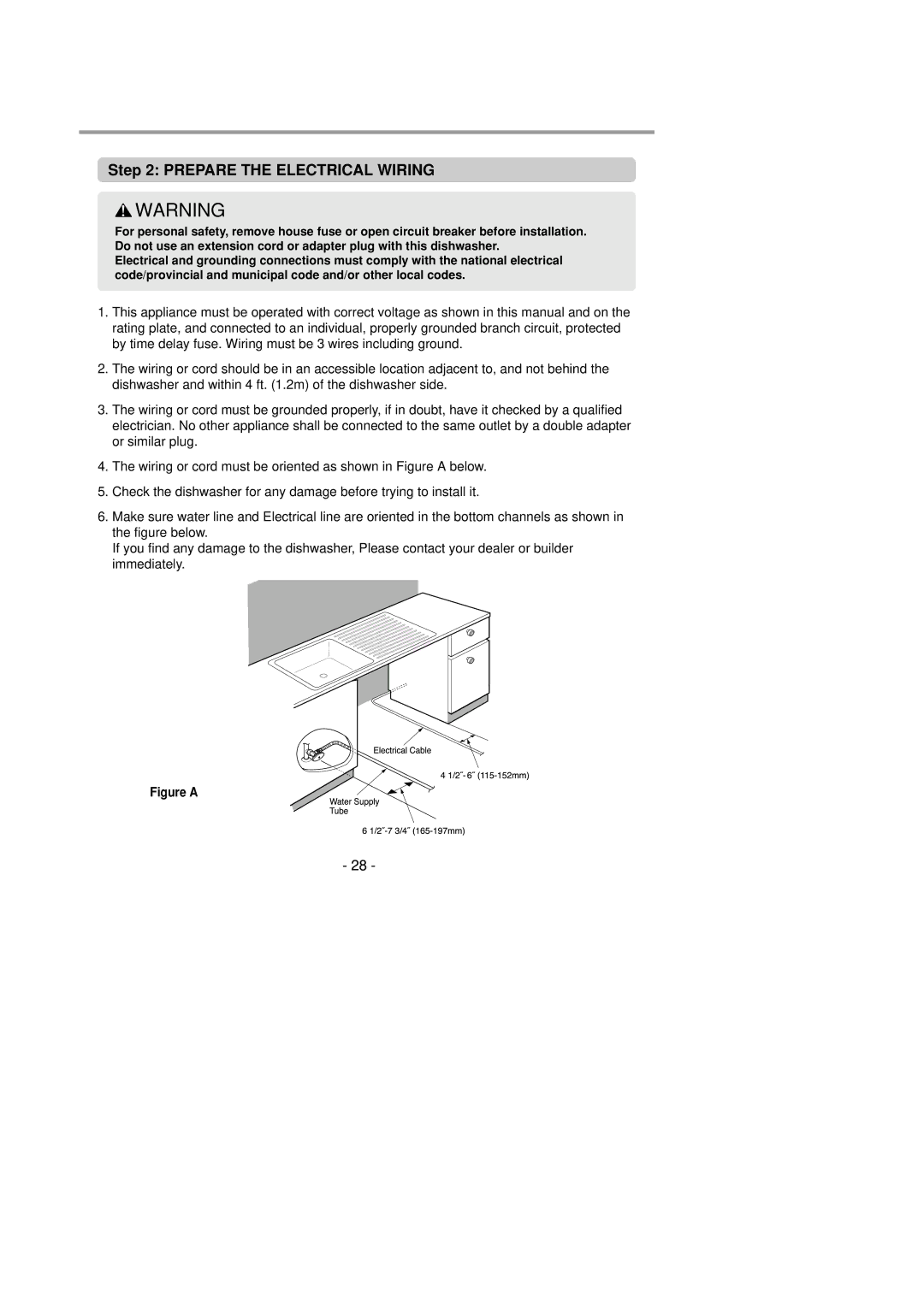 LG Electronics LDS4821(WW service manual Prepare the Electrical Wiring, Figure a 