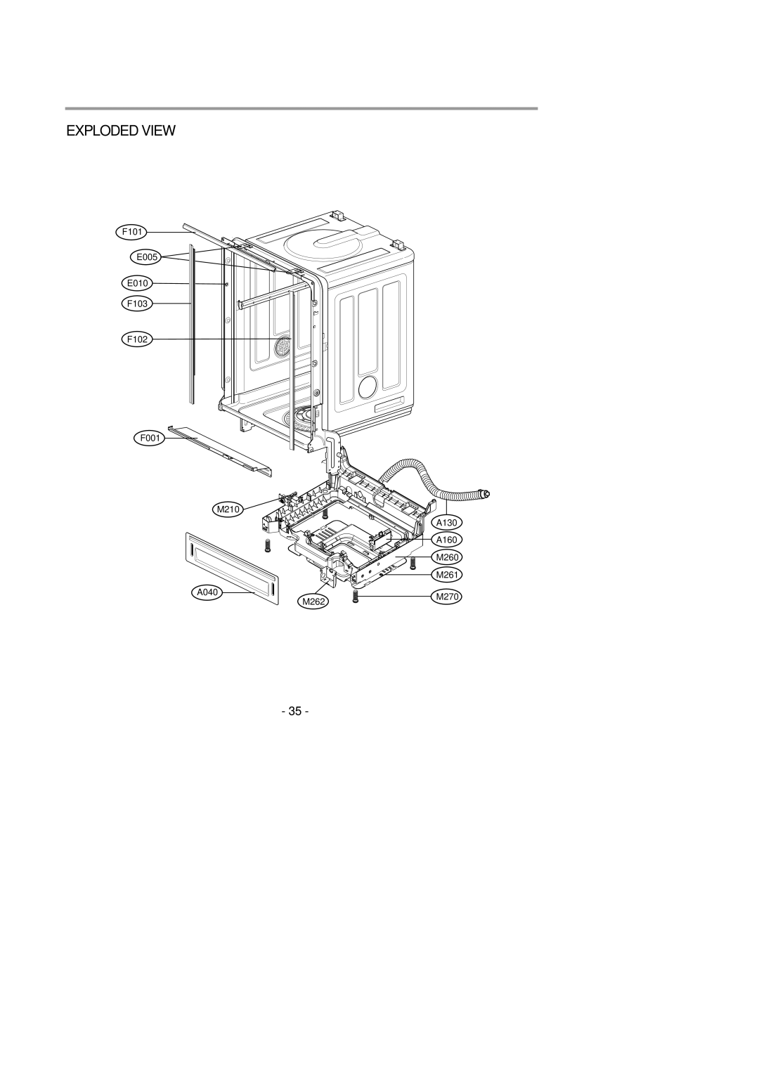 LG Electronics LDS4821(WW service manual Exploded View 