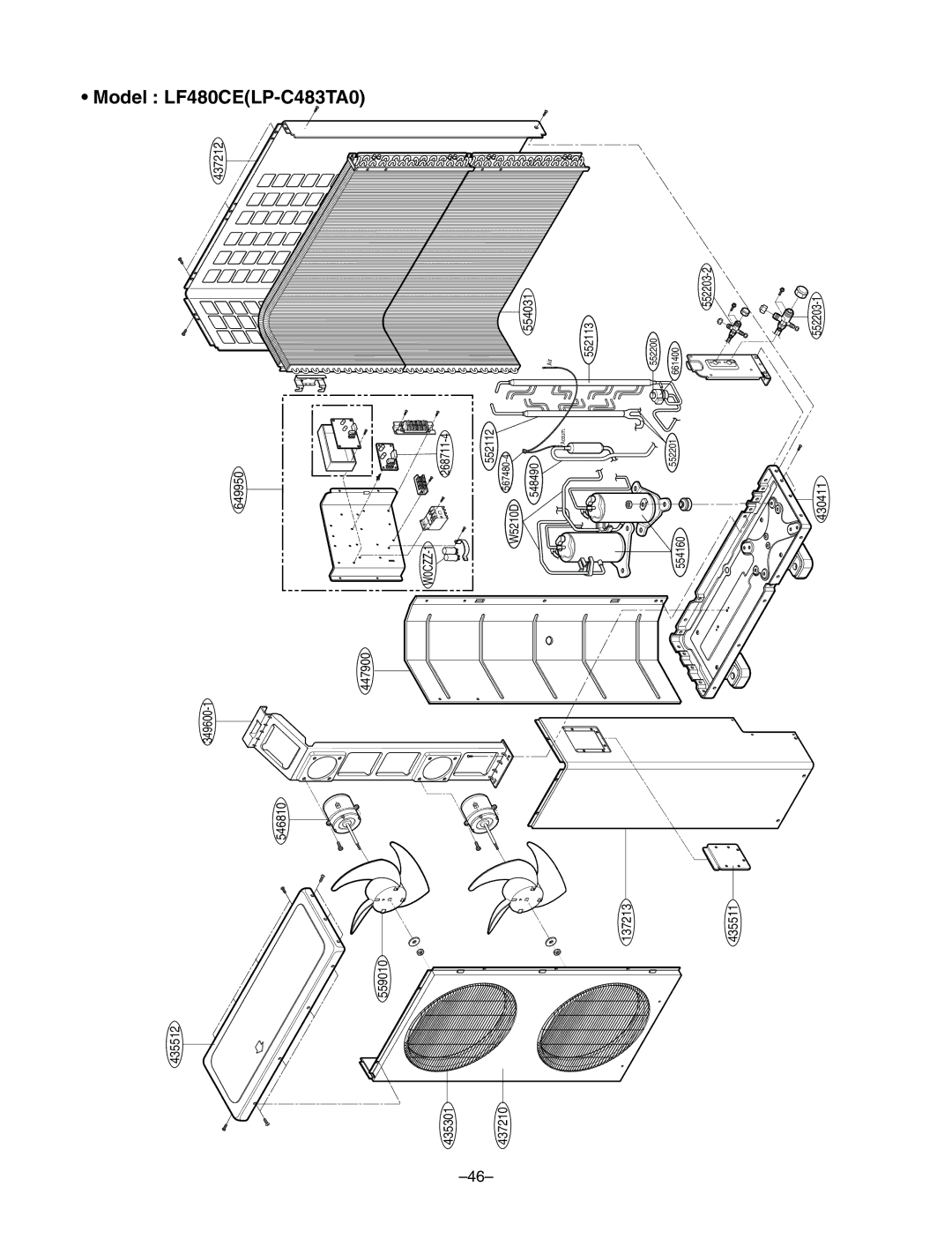 LG Electronics LF300CP(LP-C303R20), LF480CE(LP-C483TA0) service manual Model LF480CELP-C483TA0 