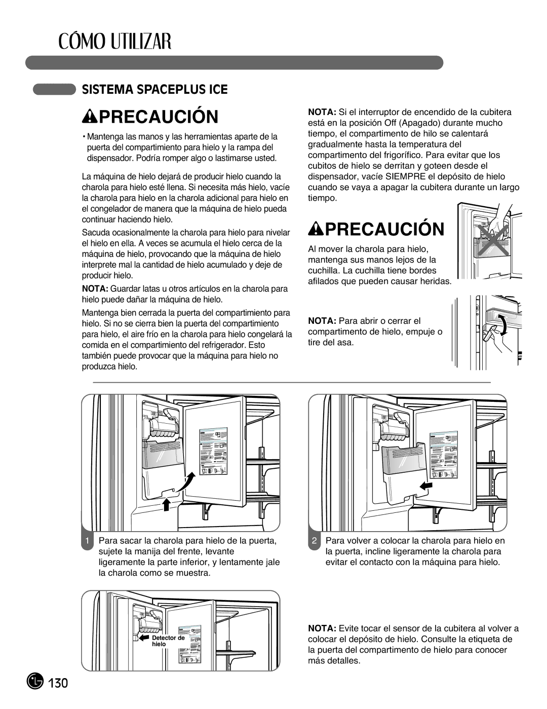 LG Electronics LFX21976ST owner manual Sistema Spaceplus ICE 