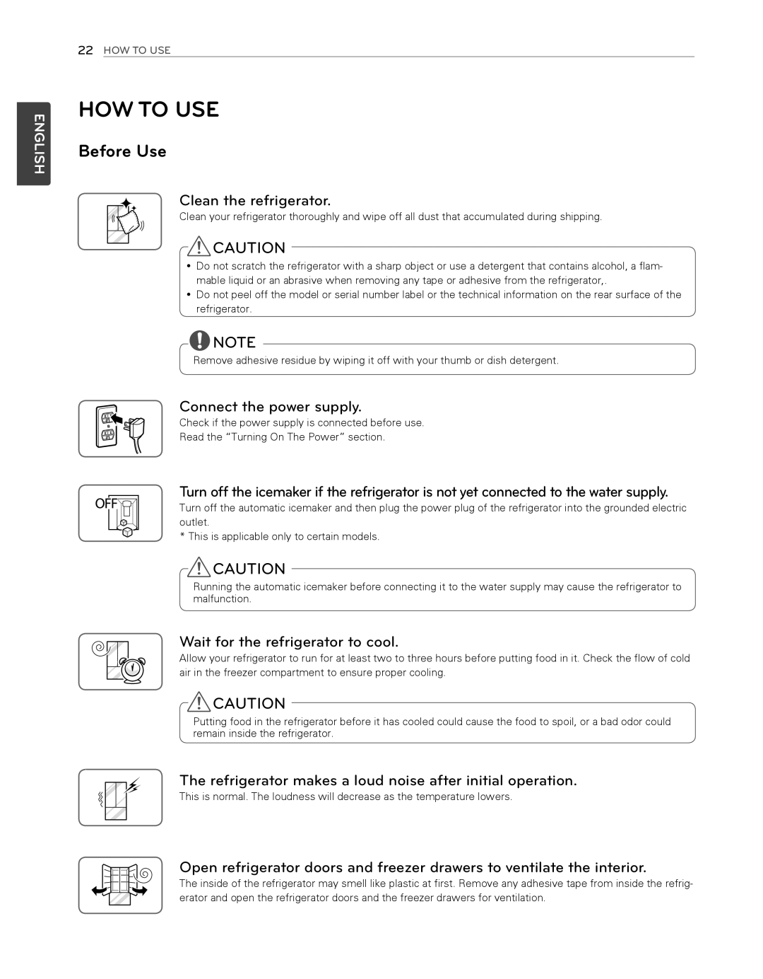 LG Electronics LFX25974SB, LFX25974ST owner manual HOW to USE, Before Use 