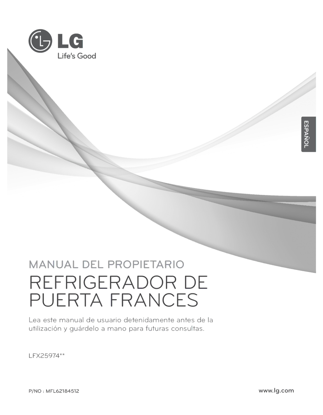 LG Electronics LFX25974ST, LFX25974SB owner manual Refrigerador DE Puerta Frances 