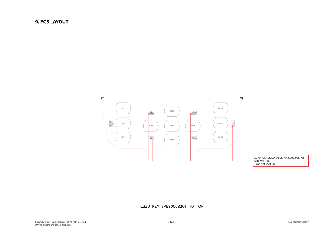 LG Electronics LG-C320 service manual C320KEYSPEY006820110TOP, 145 