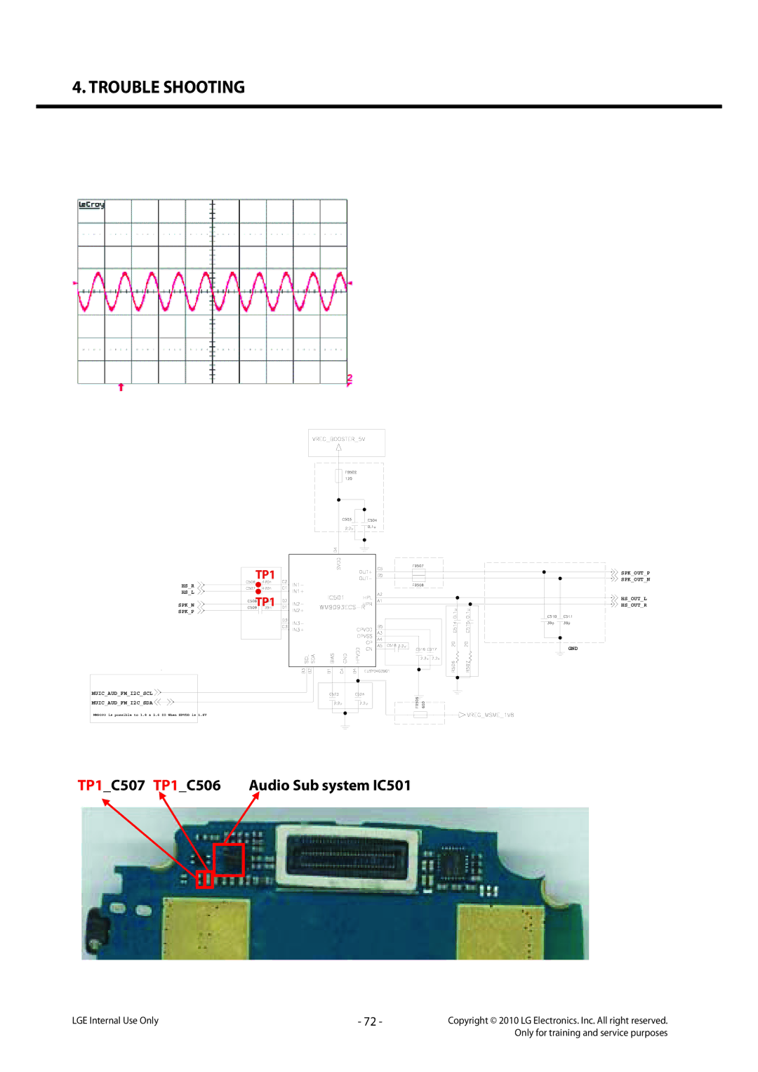 LG Electronics LG-C320 service manual TP1C507 TP1C506 