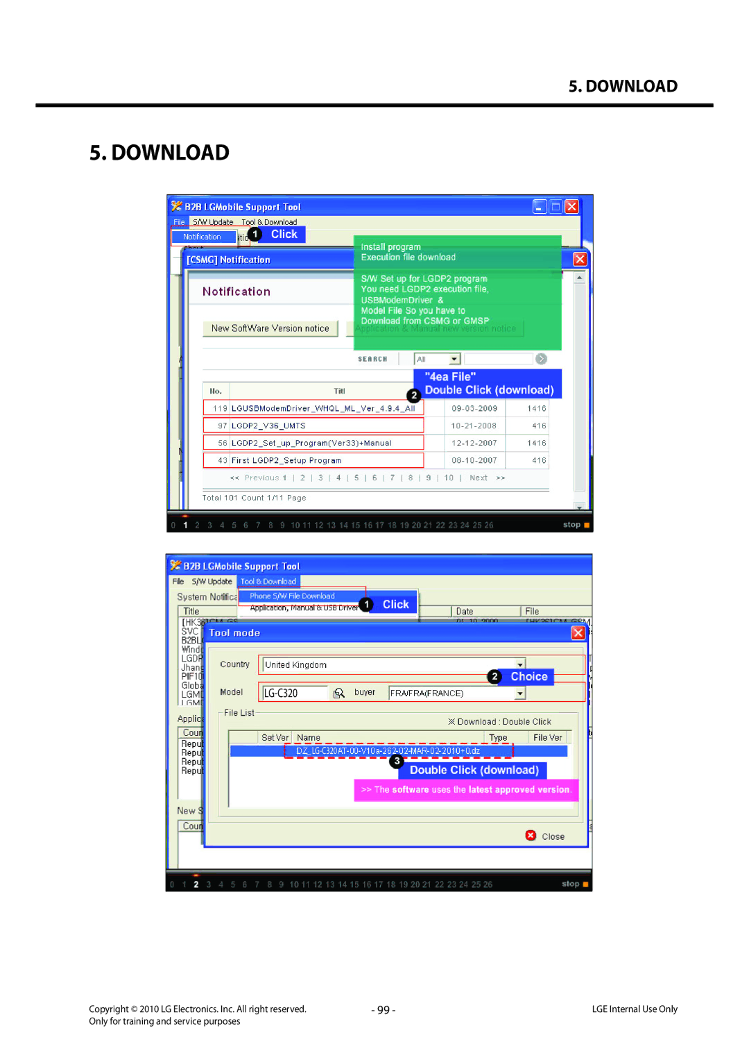 LG Electronics LG-C320 service manual Download 