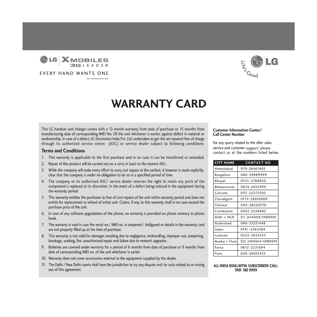 LG Electronics LG KS20 manual 