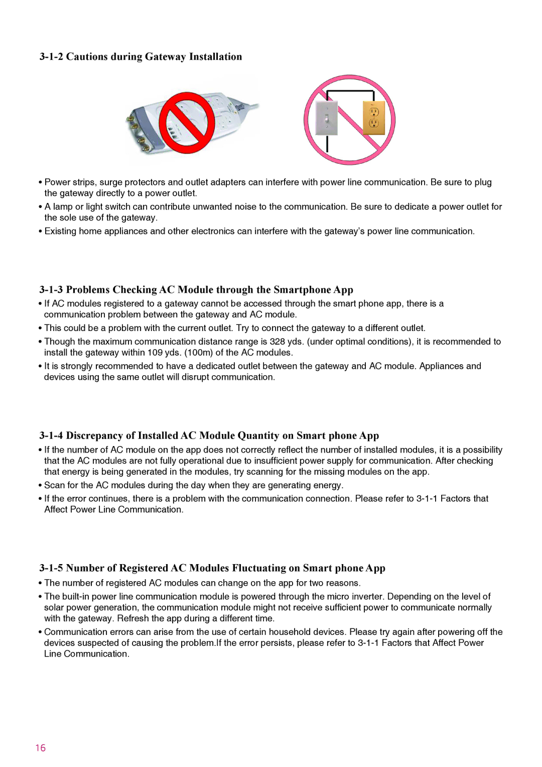 LG Electronics LGxxxA1C-B3 manual Problems Checking AC Module through the Smartphone App 