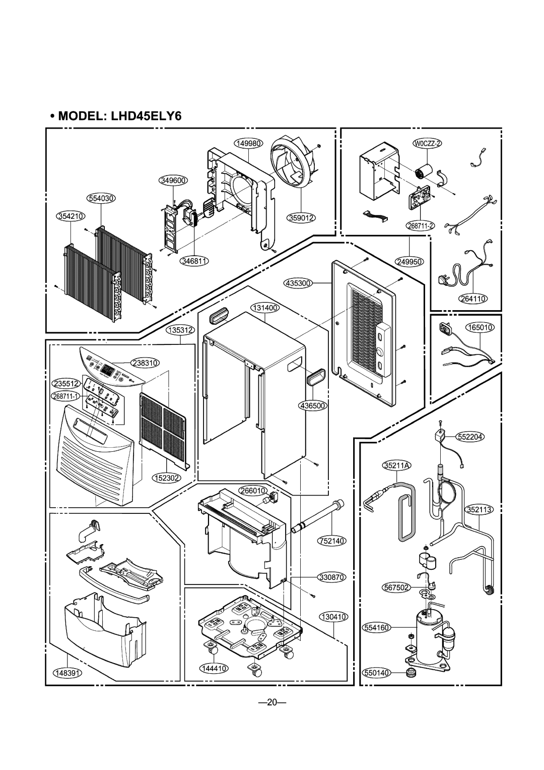 LG Electronics GHD30, LHD65EL, LHD45EL manual 