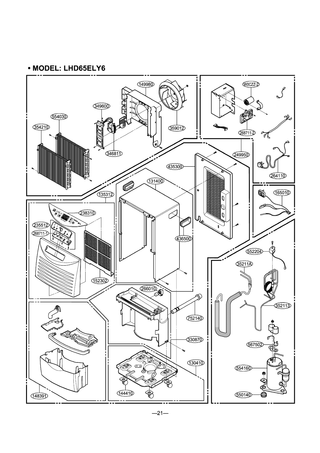 LG Electronics LHD65EL, LHD45EL, GHD30 manual 