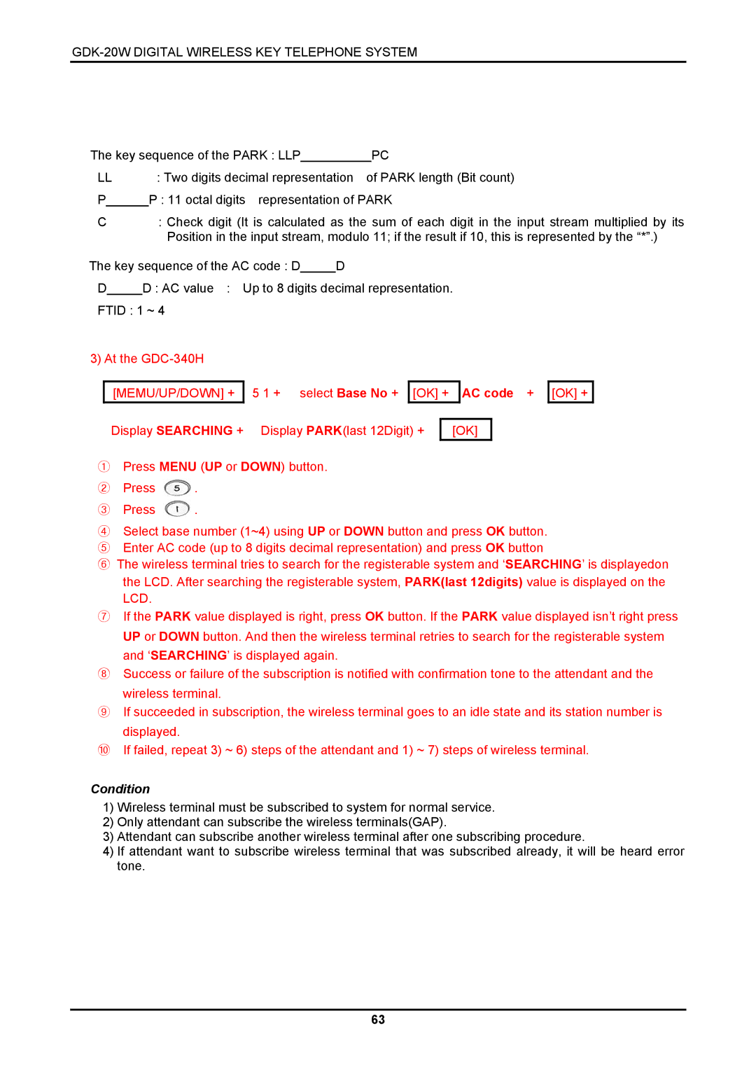 LG Electronics GDK-20W, LKD-8DS installation manual AC code + 