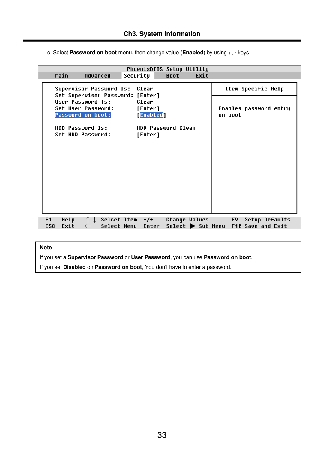 LG Electronics LM50 service manual Ch3. System information 