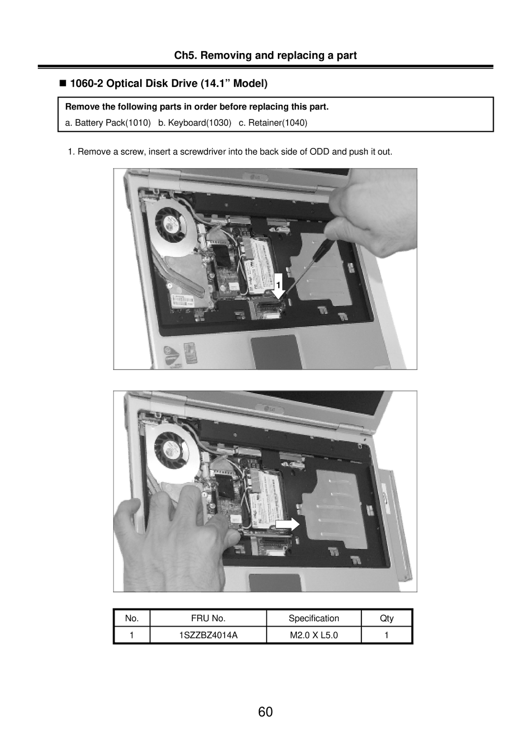 LG Electronics LM50 service manual 1SZZBZ4014A 