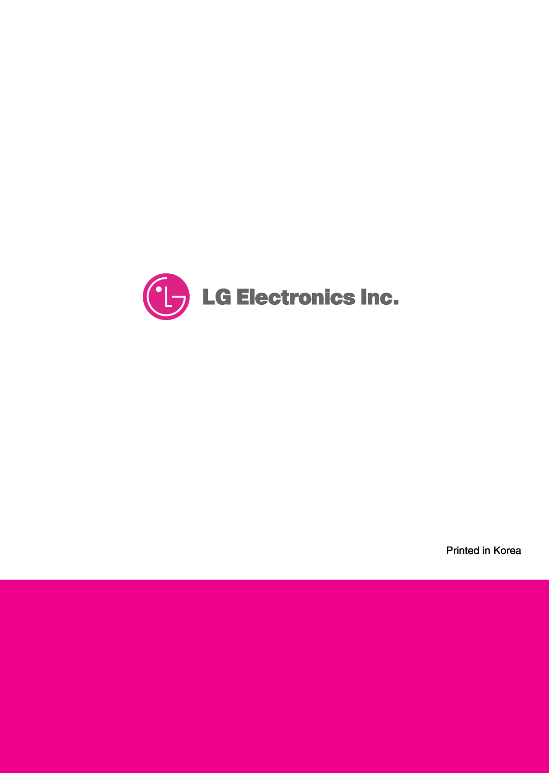 LG Electronics LMH1017CVW, LMH1017CVB, LMH1017CVST owner manual 