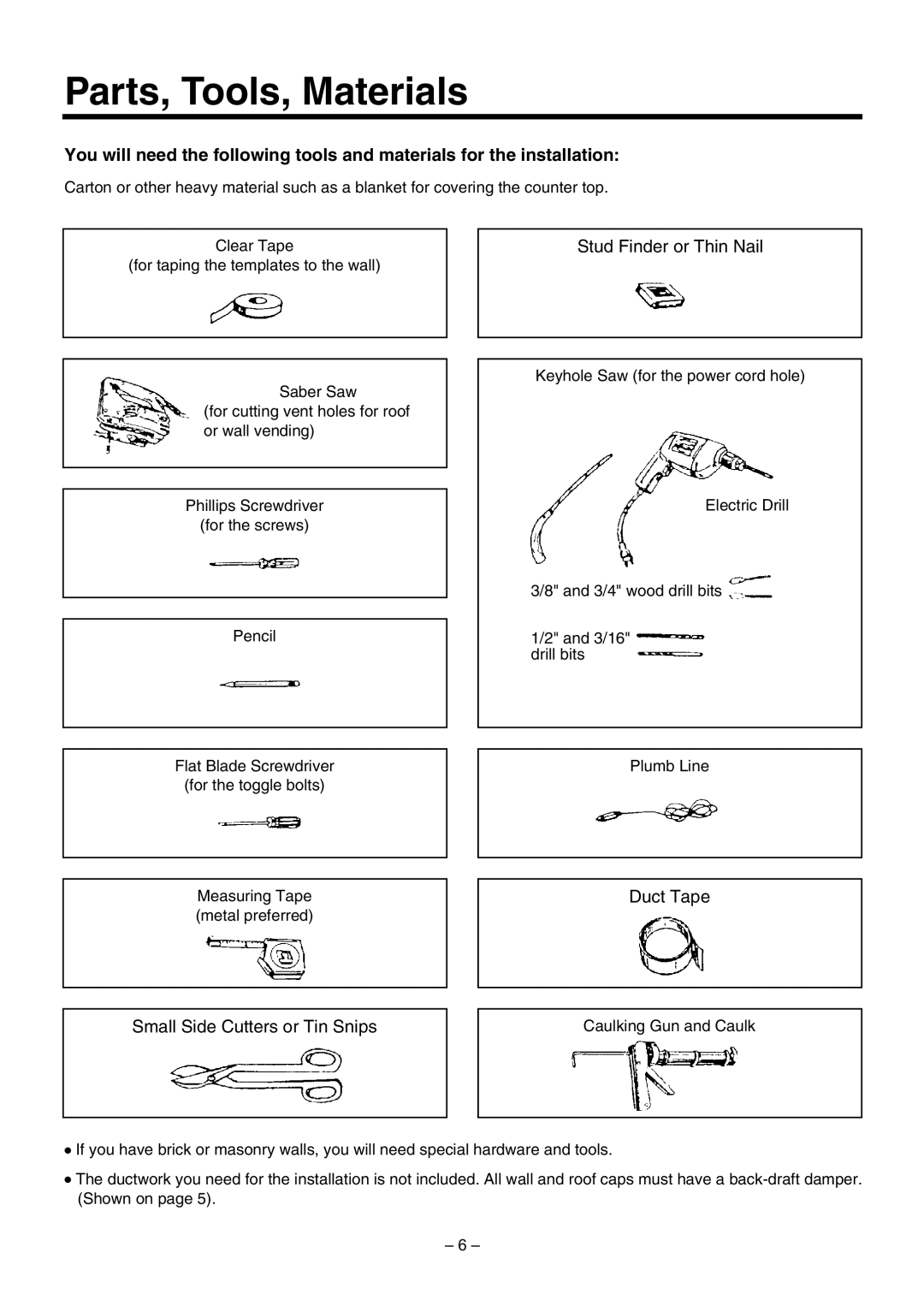 LG Electronics LMV1630WW, LMV1630BB installation instructions Stud Finder or Thin Nail 